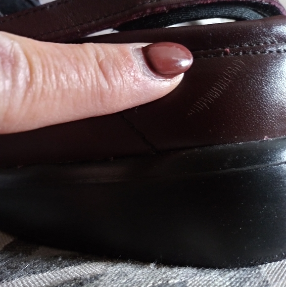 Womens Nature's Stride Nantucket genuine leather therapeutic clog size 7, brown - Picture 9 of 10